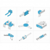 Ресурсный набор Bracket Robot Pack-Blue - «globural.ru» - Астрахань