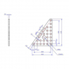 Треугольная пластина из анодированного алюминия Triangle Plate 6*8 (Pair) - «globural.ru» - Астрахань
