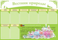 Стенд "Вестник природы" (вариант 4) - «globural.ru» - Астрахань