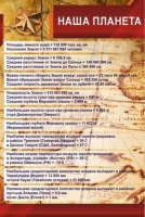 Стенд "Наша планета" - «globural.ru» - Астрахань