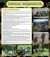 Стенд "Огневая подготовка" (вариант 2) - «globural.ru» - Астрахань