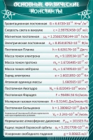 Стенд "Основные физические константы" - «globural.ru» - Астрахань