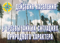 Комплект плакатов "Действия населения в ЧС природного характера" - «globural.ru» - Астрахань