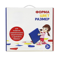 Подвижная развивающая игра "Форма, цвет, размер" - «globural.ru» - Астрахань