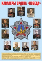 Плакат "Кавалеры ордена «Победа»" - «globural.ru» - Астрахань