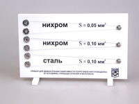 Прибор для демонстрации зависимости сопротивления проводника от его длины, сечения и материала - «globural.ru» - Астрахань