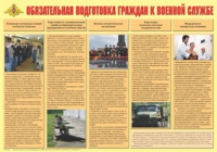 Плакат "Обязательная подготовка граждан к военной службе" - «globural.ru» - Астрахань