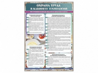 Стенд "Охрана труда в кабинете технологии" - «globural.ru» - Астрахань