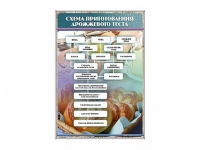 Стенд "Схема приготовления дрожжевого теста" - «globural.ru» - Астрахань