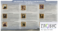 Стенд "Великие русские художники" - «globural.ru» - Астрахань
