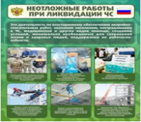 Стенд "Неотложные работы при ликвидации ЧС" - «globural.ru» - Астрахань