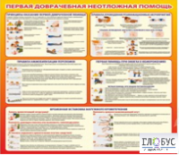 Стенд "Первая доврачебная неотложная помощь" - «globural.ru» - Астрахань