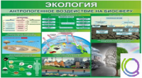 Стенд "Экология. Антропогенное воздействие на биосферу" - «globural.ru» - Астрахань