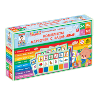 Развивающий тренажёр "Разноцветные окошки" 3-5 лет. Дополнительный набор карточек к базовому комплекту - «globural.ru» - Астрахань