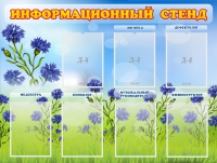 Стенд информационный с 7 карманами - «globural.ru» - Астрахань
