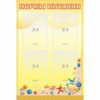 Стенд "Нормы питания" - «globural.ru» - Астрахань