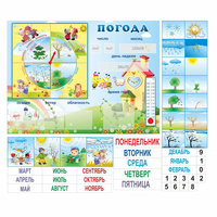 Стенд "Погода" с карманами для вставок - «globural.ru» - Астрахань