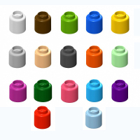  Элемент конструктора одиночный одноцветный Color Blocks 100 штук - «globural.ru» - Астрахань