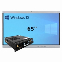 Интерактивная панель 65" (встроенный ПК Win10, Intel i5) - «globural.ru» - Астрахань