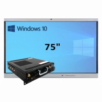 Интерактивная панель 75" (встроенный ПК, Win10, Intel i5) - «globural.ru» - Астрахань