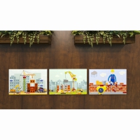 Комплект настенных панелей «Стройка» - «globural.ru» - Астрахань