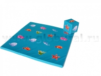 Игровой детский мат «Море» с кубиком (ВИК) - «globural.ru» - Астрахань