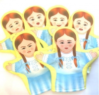 Набор кукол - рукавичек  "Эмоции. Девочки" - «globural.ru» - Астрахань