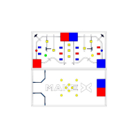 Соревновательное поле с элементами MakeX 2019 City Guardian Arena Expansion Kit for Blue Planet - «globural.ru» - Астрахань