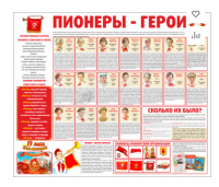Тематический стенд "Пионеры-герои" - «globural.ru» - Астрахань