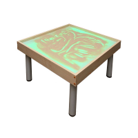 Столик на ножках для рисования песком Радуга. Подсветка RGB - «globural.ru» - Астрахань