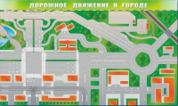 Доска магнитно-маркерная панорамная "Дорожное движение в городе" - «globural.ru» - Астрахань