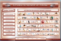 Трехсекционный базовый комплект "Травмы. Кровотечения. Ожоги" для учащихся общеобразовательных учреждений - «globural.ru» - Астрахань