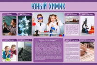 Стенд "Юный химик" (вариант 2) - «globural.ru» - Астрахань