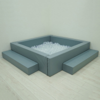 Сухой бассейн с шариками и RGB-подсветкой 190х190 см - «globural.ru» - Астрахань