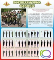 Стенд "Военная форма одежды (герб РФ)" - «globural.ru» - Астрахань