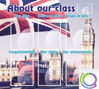 Стенд "About our class" - «globural.ru» - Астрахань