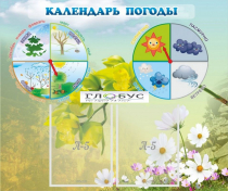 Стенд "Календарь погоды" - «globural.ru» - Астрахань