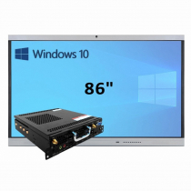 Интерактивная панель 86" (встроенный ПК Win10, Intel i5) - «globural.ru» - Астрахань