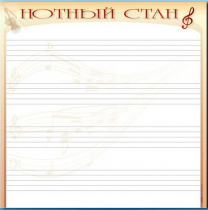 Доска магнитно-маркерная "Нотный стан" - «globural.ru» - Астрахань