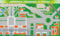 Доска магнитно-маркерная панорамная "Дорожное движение в городе" - «globural.ru» - Астрахань