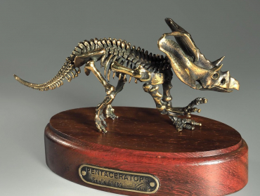 Модель скелета динозавра Pentaceratops - «globural.ru» - Астрахань