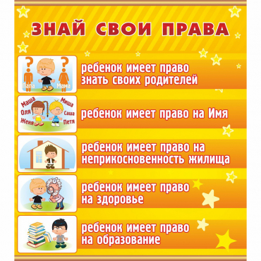 Стенд "Знай свои права" - «globural.ru» - Астрахань