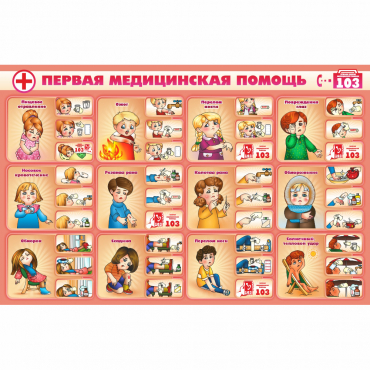 Стенд "Первая помощь" - «globural.ru» - Астрахань